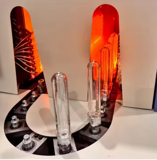 NIR heating lamp for blow molding